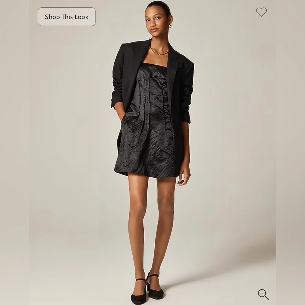 J CREW‎ SIZE 0 Collection strapless mini dress in memory satin CD083